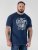 D555 Cooper Grumpy Old Man Printed T-Shirt Navy - T-shirts med print i store størrelser - T-shirts med print i store størrelser