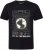 North Latitude 53333 Grid Printed T-Shirt Black - T-shirts - T-shirts i store størrelser - 2XL-14XL