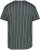 North Latitude 61319 Stribet T-Shirt Mørkegrøn - T-shirts - T-shirts i store størrelser - 2XL-14XL