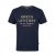 North Latitude Logo T-Shirt Navy - T-shirts - T-shirts i store størrelser - 2XL-14XL