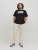Jack & Jones Logan T-Shirt Black - T-shirts - T-shirts i store størrelser - 2XL-14XL