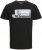 Jack & Jones Logan T-Shirt Black - T-shirts - T-shirts i store størrelser - 2XL-14XL