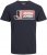 Jack & Jones Logan T-Shirt Navy - T-shirts - T-shirts i store størrelser - 2XL-14XL