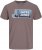 Jack & Jones Logan T-Shirt Brown - T-shirts - T-shirts i store størrelser - 2XL-14XL
