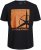 Jack & Jones Conrad T-Shirt Black - T-shirts - T-shirts i store størrelser - 2XL-14XL