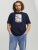 Jack & Jones Copenhagen Photo T-Shirt Navy - T-shirts - T-shirts i store størrelser - 2XL-14XL