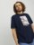 Jack & Jones Copenhagen Photo T-Shirt Navy - T-shirts - T-shirts i store størrelser - 2XL-14XL