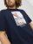 Jack & Jones Copenhagen Photo T-Shirt Navy - T-shirts - T-shirts i store størrelser - 2XL-14XL