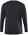 JP1880 T-Shirt Henley Long Sleeve Black TALL - HERRETØJ MT-6XLT - Tøj til høje mænd