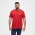 North Latitude T-Shirt O-Neck Red TALL - TALL T-shirts - Lange T-shirts Mænd