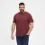 North Latitude T-Shirt O-Neck Bordeaux TALL - TALL T-shirts - Lange T-shirts Mænd