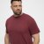 North Latitude T-Shirt O-Neck Bordeaux TALL - TALL T-shirts - Lange T-shirts Mænd