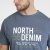 North Latitude Denim Printed T-Shirt Blue Melange TALL - TALL T-shirts - Lange T-shirts Mænd