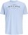 Jack & Jones Kevin T-Shirt Blå - T-shirts - T-shirts i store størrelser - 2XL-14XL