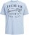 Jack & Jones Alex T-Shirt Lyseblå - T-shirts - T-shirts i store størrelser - 2XL-14XL