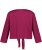 Ulla Popken Versatile Surplice Wrap Tie Hem Bolero Top Magnolia Red - T-shirts - 