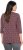 Ulla Popken 3/4 Sleeve Geometric Graphic Tee Plum - T-shirts - T-shirts til kvinder