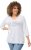 Ulla Popken City Name Graphic Tee Snow White - Trykte T-shirts til kvinder - Printede T-shirts til Damer