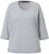 Ulla Popken Decorative Seam Short Sleeve Tee Grey - T-shirts - T-shirts til kvinder