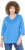 Ulla Popken Country Lettered 3/4 Sleeve Tee Teal Blue - Trykte T-shirts til kvinder - 