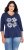Ulla Popken Floral Graphic V-Neck Tee Ink Blue - Ulla Popken - 