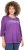 Ulla Popken UNIQUE Embroidered 3/4 Sleeve Tee Purple - T-shirts - T-shirts til kvinder