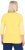 Ulla Popken Paper Boat Print 3/4 Sleeve Tee Sun Yellow - Trykte T-shirts til kvinder - 