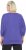 Ulla Popken Quick Drying Batwing Sleeve Tee Blueberry - Trykte T-shirts til kvinder - 