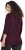 Ulla Popken Mixed Pattern Stripe 3/4 Sleeve Tee Black - T-shirts - T-shirts til kvinder