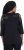 Ulla Popken Feather Beadwork 3/4 Sleeve Top Black - Trykte T-shirts til kvinder - 