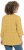 Ulla Popken Graphic Print Pleated 3/4 Sleeve Tee Mocha Brown - T-shirts - T-shirts til kvinder