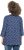 Ulla Popken Graphic Print Pleated 3/4 Sleeve Tee Blue - T-shirts - 