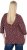 Ulla Popken Gingerbread Print 3/4 Sleeve Tee Plum - T-shirts - 