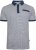 Kam Jeans 5528 AOP Print with Jacquard Collar/Cuffs Polo Navy - Polotrøjer - Polotrøjer 2XL-8XL