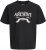Jack & Jones Dover Denim O-Neck T-Shirt Black - T-shirts - T-shirts i store størrelser - 2XL-14XL