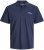 Jack & Jones College Logo Short Sleeve Polo Shirt Blue - Polotrøjer - Polotrøjer 2XL-8XL