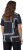 Ulla Popken Paisley A-Line Short Sleeve Tee Navy Blue - Trykte T-shirts til kvinder - 