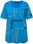 Ulla Popken Paisley A-Line Short Sleeve Tee Sapphire Blue - Trykte T-shirts til kvinder - 