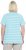 Ulla Popken Palm Tree Embroidered Tee Deep Aqua - Trykte T-shirts til kvinder - 