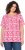 Ulla Popken Coral Reef Printed Short Sleeve V-Neck Tee Lychee - Trykte T-shirts til kvinder - Printede T-shirts til Damer