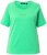Ulla Popken TRUE Lettering Short Sleeve Tee Mint Green - Trykte T-shirts til kvinder - 