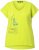 Ulla Popken Half-Sleeve A-line V-Neck Boat Pattern T-Shirt Lime - Trykte T-shirts til kvinder - 