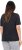 Ulla Popken Easy Short Sleeve Acid Wash Graphic Tee Black - Trykte T-shirts til kvinder - Printede T-shirts til Damer