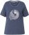 Ulla Popken Peacock Short Sleeve Graphic Tee - Trykte T-shirts til kvinder - 