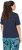 Ulla Popken Ride The Wave Short Sleeve V-Neck Graphic Tee Navy Blue - Trykte T-shirts til kvinder - 