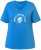 Ulla Popken Shell Picker Club Short Sleeve Graphic Tee Teal Blue - DAMETØJ 40-66 - 