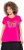 Ulla Popken Free Spirit Butterfly Cap Sleeve Graphic Tee Magenta Pink - Trykte T-shirts til kvinder - 