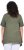 Ulla Popken Sunset Lettering Short Sleeve Graphic Tee Olive - Trykte T-shirts til kvinder - Printede T-shirts til Damer