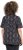 Ulla Popken Snake Print V-Neck Tee Graphite Grey - Trykte T-shirts til kvinder - 
