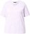 Ulla Popken Abstract Animal Print Short Sleeve Tee Lavender - Trykte T-shirts til kvinder - 